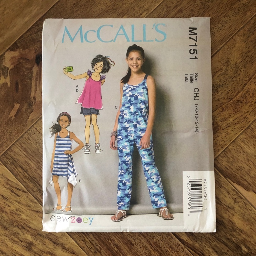 4 for $20 - McCalls #M7151 sewing pattern